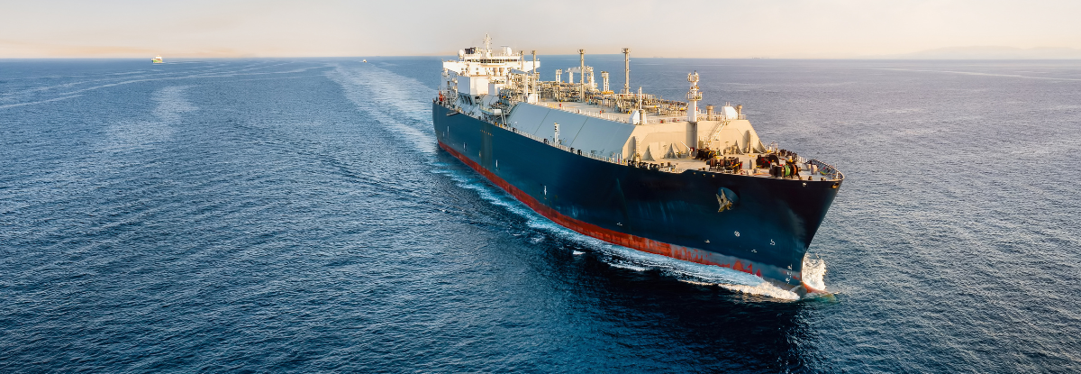 LNG carrier at sea